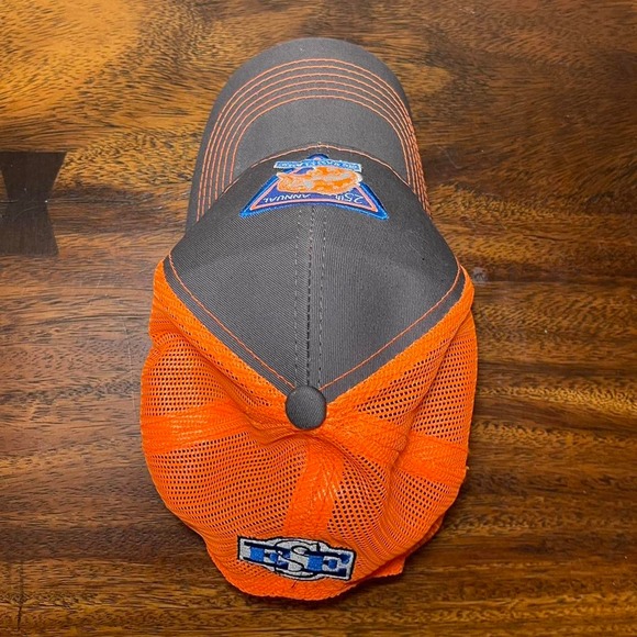 Vintage 25th annual big bass classic Orange trucker hat - Picture 3 of 3